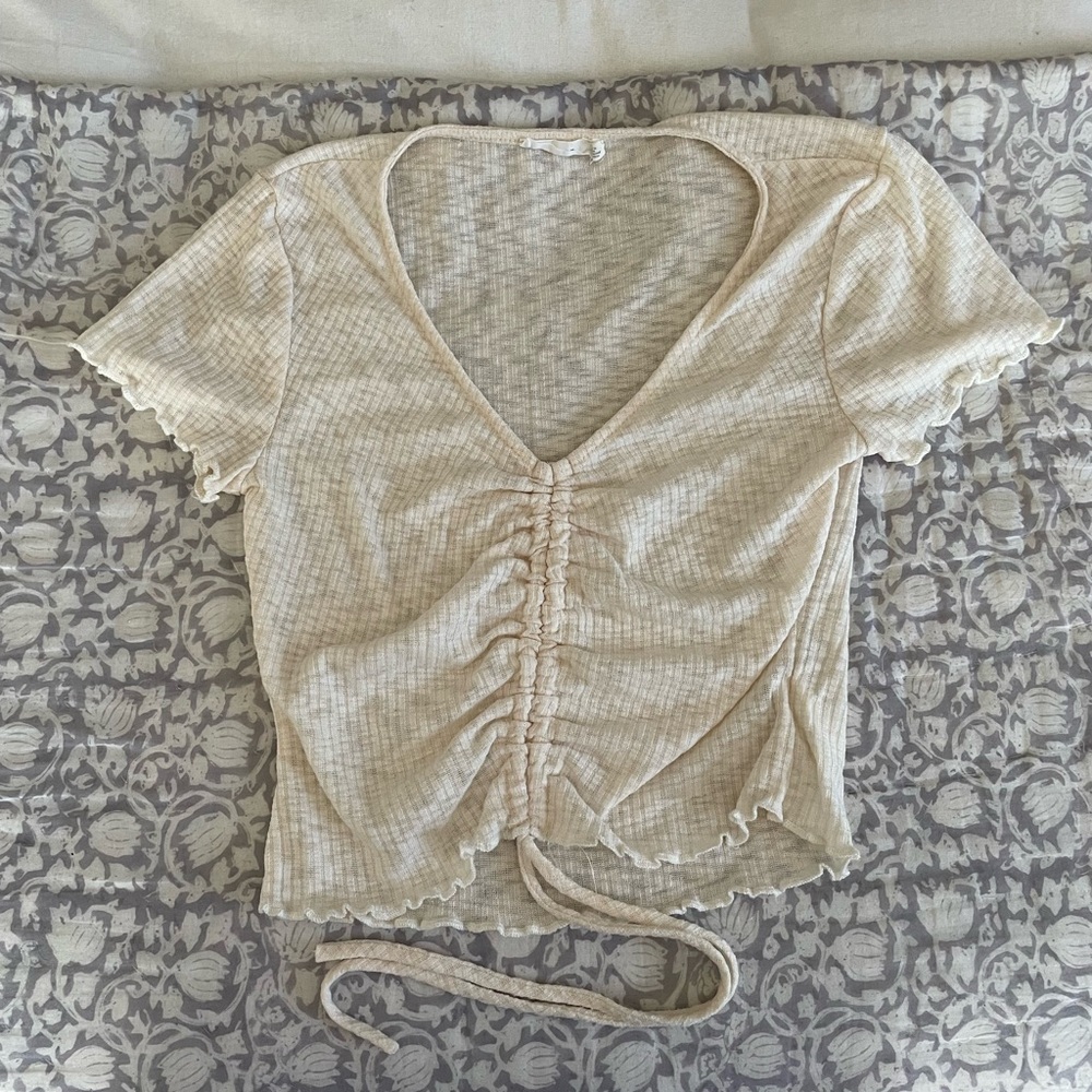 Tie front tee!